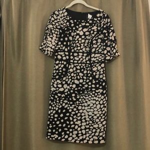 Adrianna Papell Print Crepe Sheath Dress